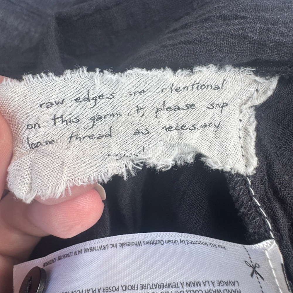 Free People One Light Distressed Button Down - Picture 13 of 14